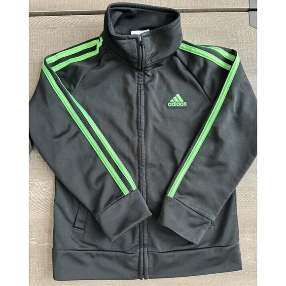 Adidas bundle Boy's 3-Stripes Lightweight Track Jacket+ t-shirt soccer size 5 - Picture 3 of 9